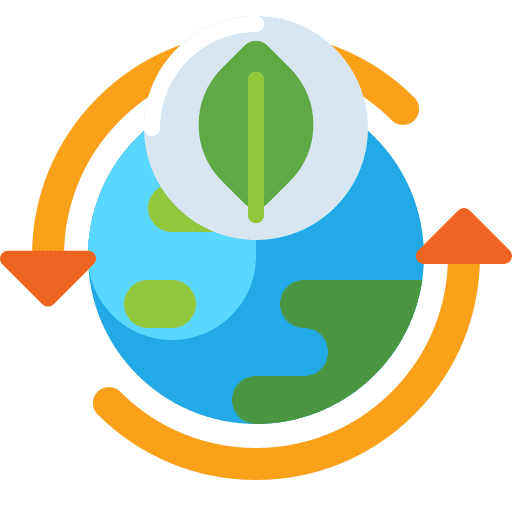 Natural resources ecology and environment save energy sustainability icon