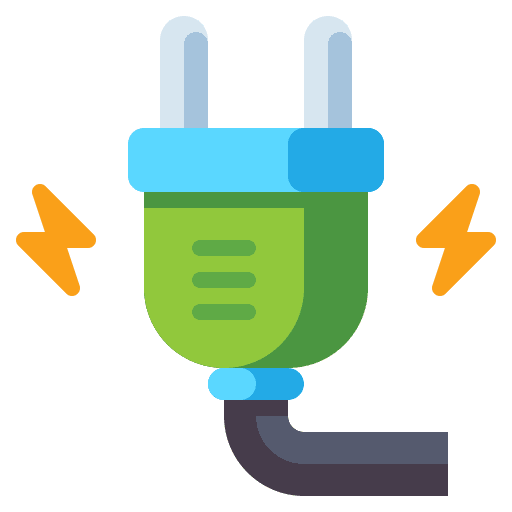 Power plug electrical power plug icon