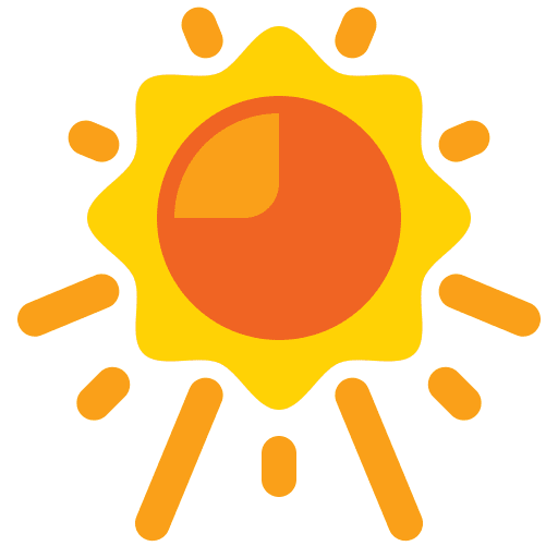 Sunlight brightness sunlight weather icon