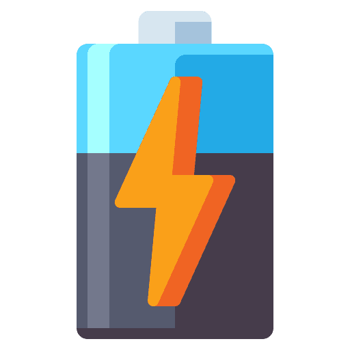 Battery full battery battery status lineal icon