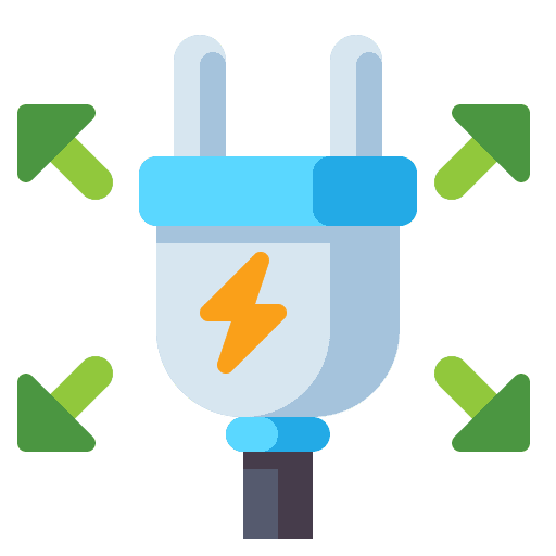 Energy consumption ecology and environment energetic save energy icon