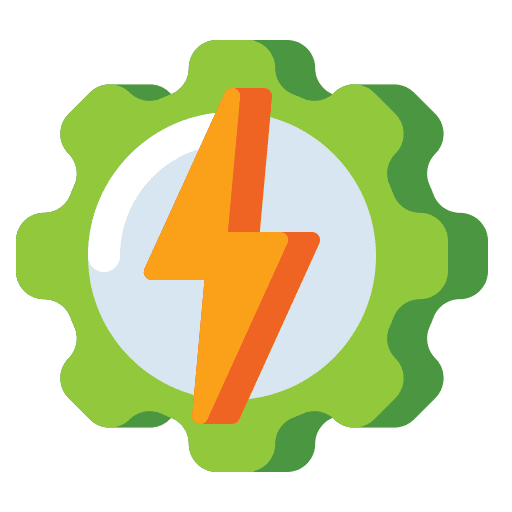 Infrastructure renewable energy electricity structure icon