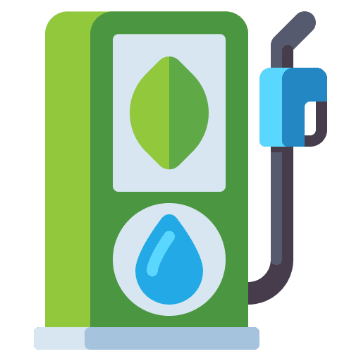 Eco fuel eco reuse saving icon