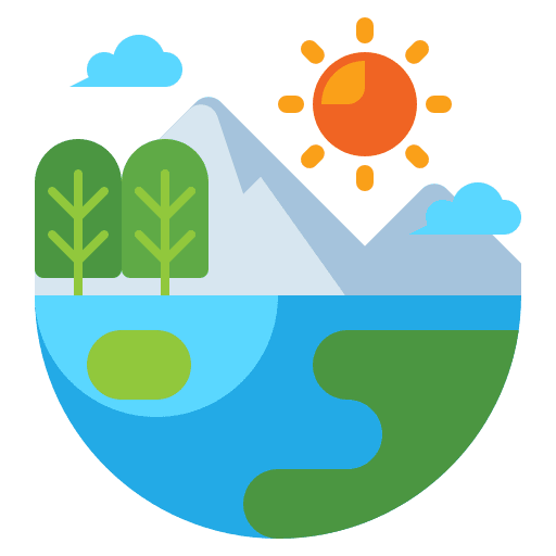 Ecology growth saving nature icon