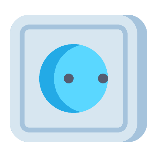 Electric outlet electronics plug electric icon