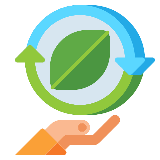 Go green green ecology and environment renewable energy icon