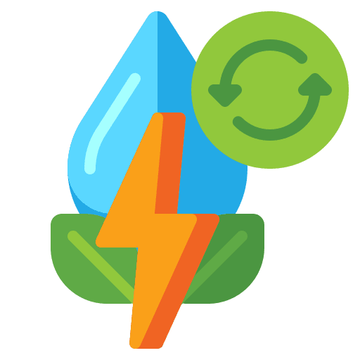 Renewable energy renewable eco friendly renewable energy icon