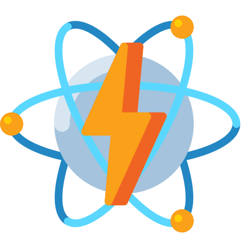 Science and tech atomic energy science science and tech icon
