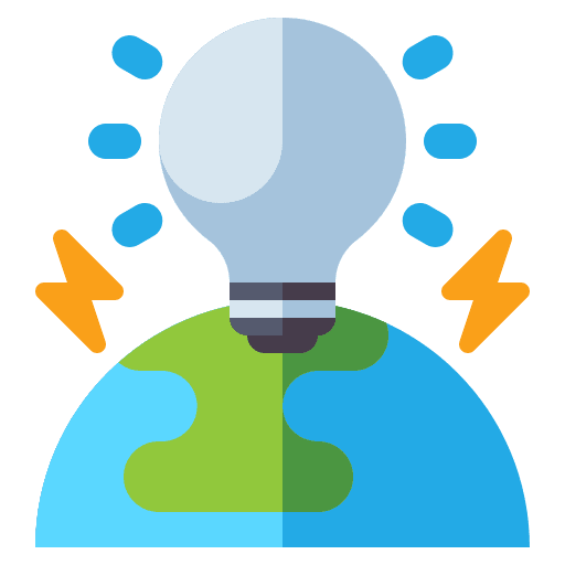 Energy natural power electronics icon