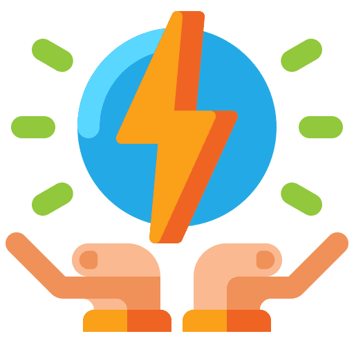 Energy saving energy nature power icon