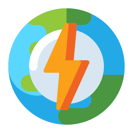 Green energy sustainability world financial green energy icon