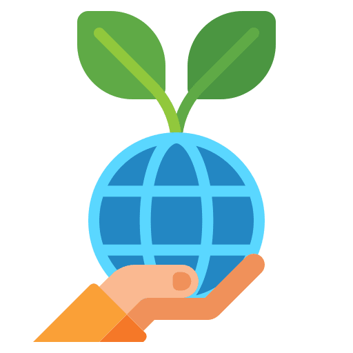 Save the planet worldwide earth save energy icon