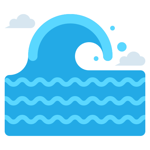 Waves river waves ocean icon