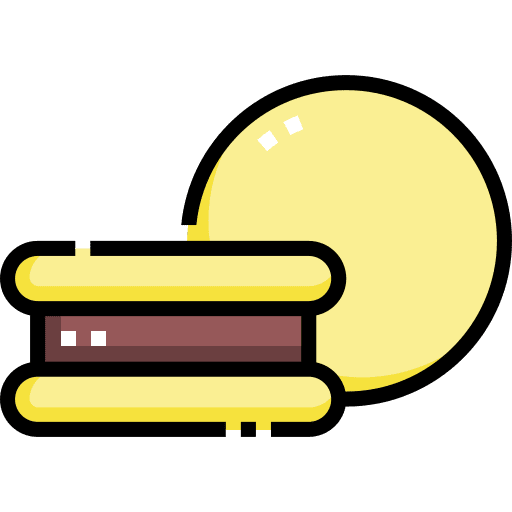 Alfajor argentina food and restaurant bakery icon