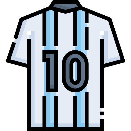 Football sports and competition football uniform icon