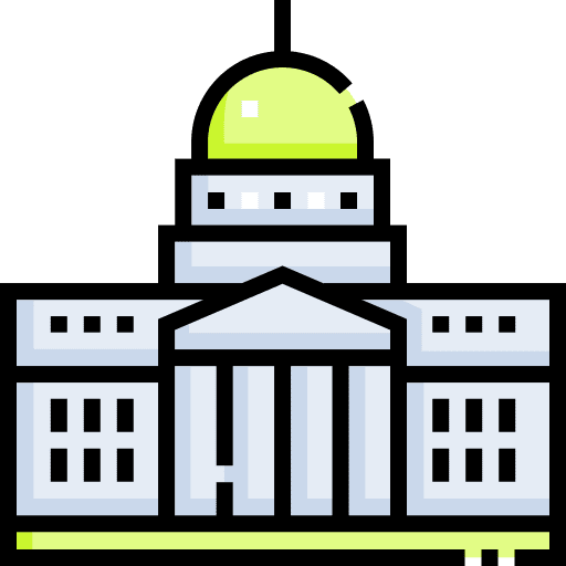 Parliament building parliament administration icon Parliament building parliament administration icon
