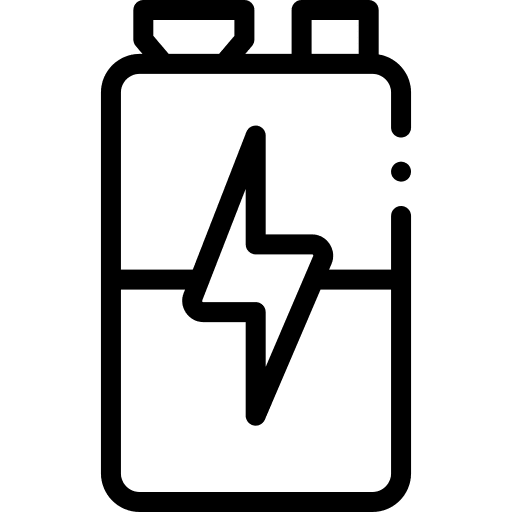 Battery electronics technology battery level icon Battery electronics technology battery level icon