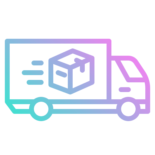 Delivery box logistics transport tool icon