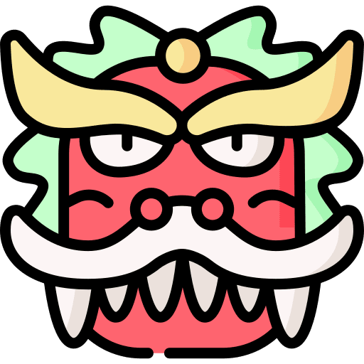 Dragon boat festival barong mask cultures decoration icon Dragon boat festival barong mask cultures decoration icon