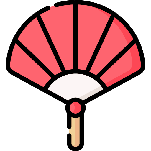 Fan oriental cultures traditional icon Fan oriental cultures traditional icon