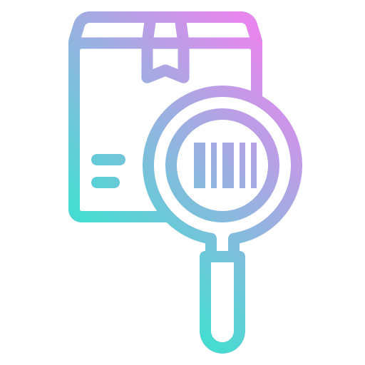 Tracking delivery box logistics delivery information icon