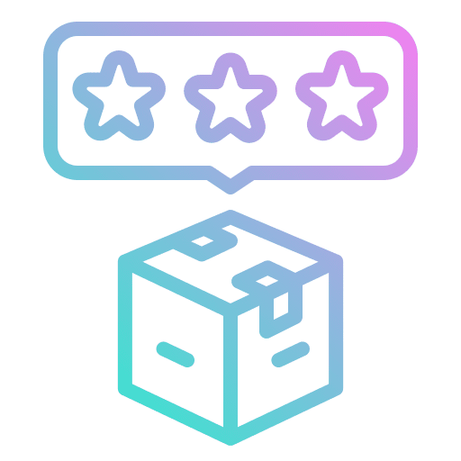 Rating rating stars star delivery box icon Rating rating stars star delivery box icon