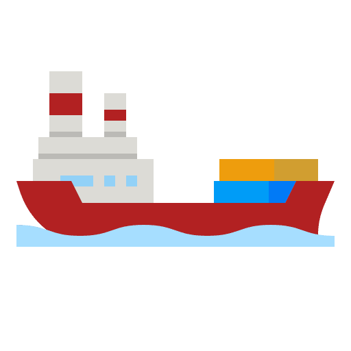 Cargo ship transport cargo cargo ship icon