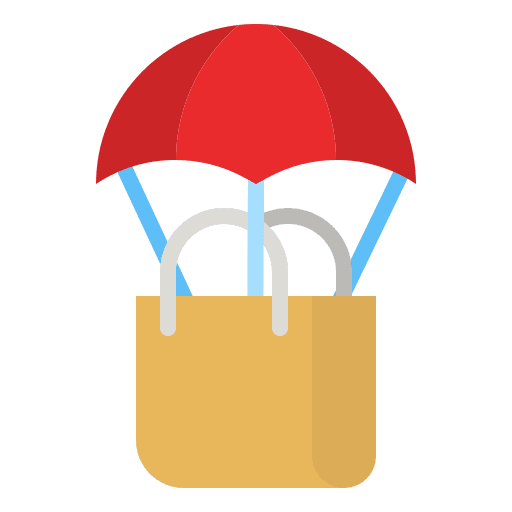 Delivery bag shopping transportation shipping and delivery icon Delivery bag shopping transportation shipping and delivery icon