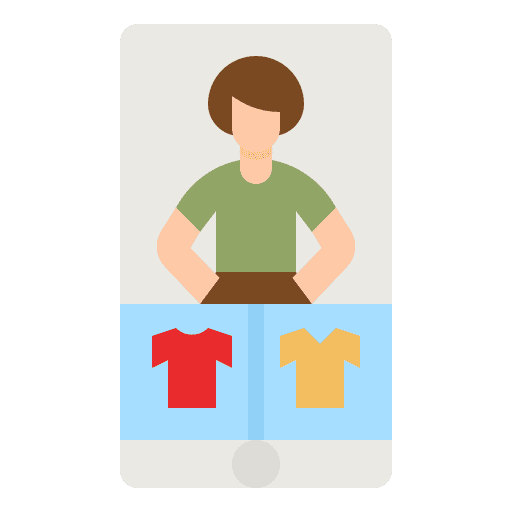 Shirt design art and design shirt phone icon Shirt design art and design shirt phone icon
