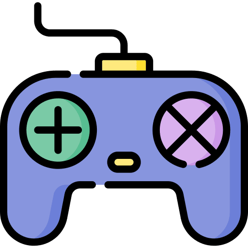 Game controller technology joystick video game icon Game controller technology joystick video game icon