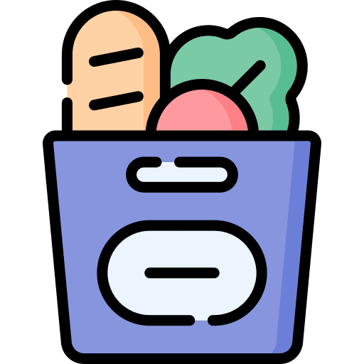 Groceries supermarket groceries fast food icon