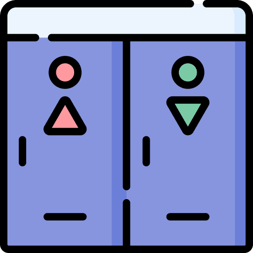 Toilet bathroom female toilet icon Toilet bathroom female toilet icon