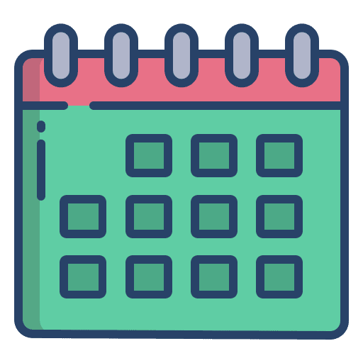 Calendar organization time time and date icon