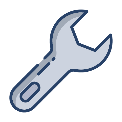 Spanner repair wrench spanner icon