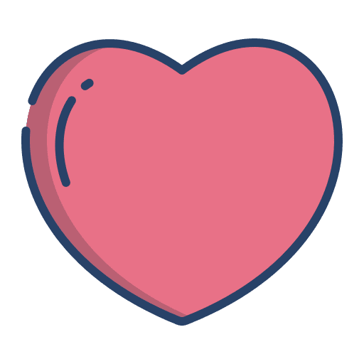 Heart loving valentines day love and romance icon