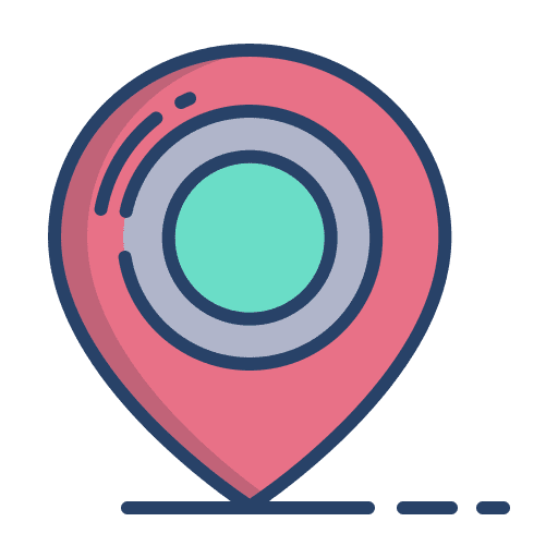 Place pointer maps and location place icon