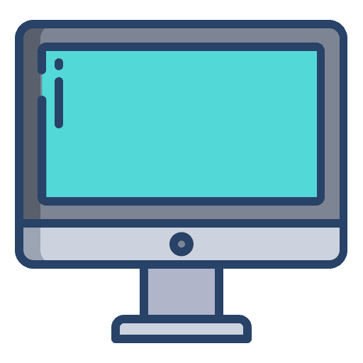 Screen screen desktop tv icon