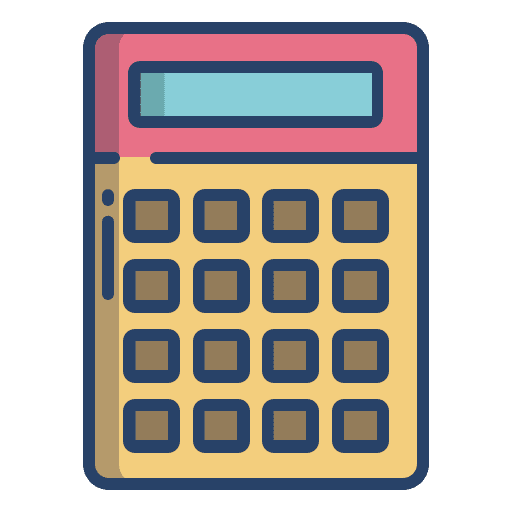 Calculator education technological maths icon