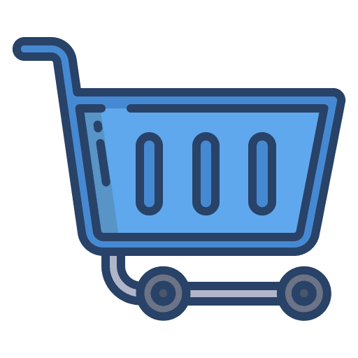 Cart shopping center supermarket shop cart icon