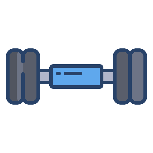 Dumbbell sport fitness gym icon