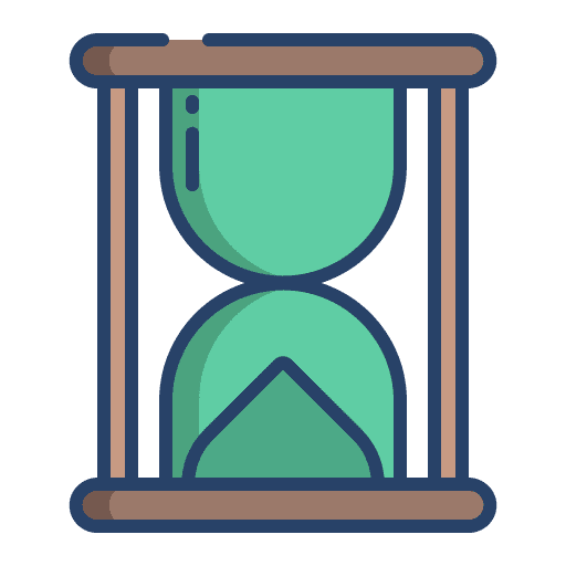 Sandglass time and date sandglass hourglass icon