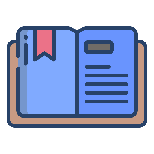 Bookmark book agenda notebook icon