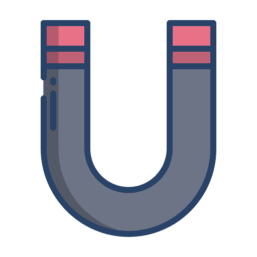 Magnet tools and utensils physics magnet icon