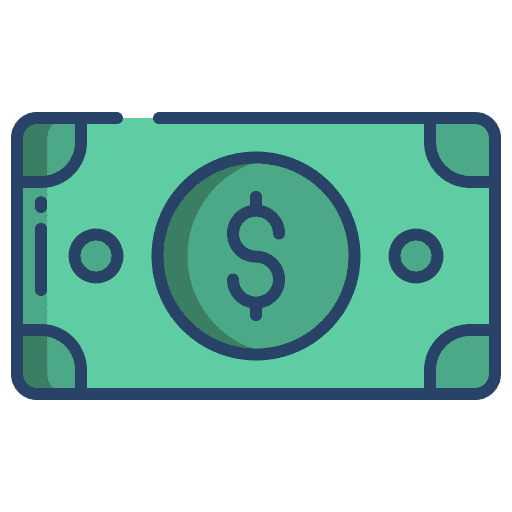 Money currency cash dollar icon