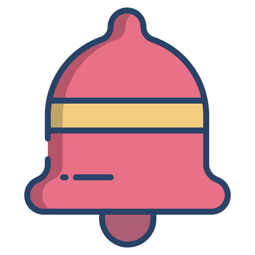 Notification ui notification school bell icon
