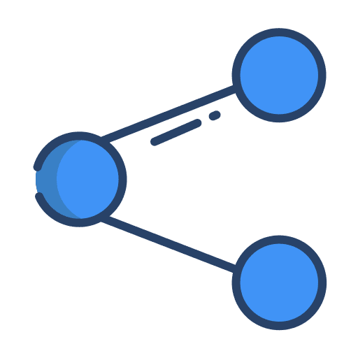 Share connected share ui icon