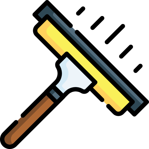 Squeegee wiper glass cleaning housework icon