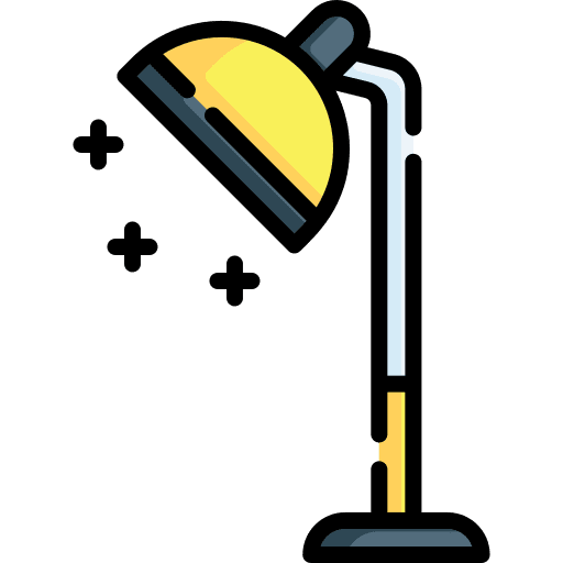 Table lamp office material furniture and household work icon Table lamp office material furniture and household work icon