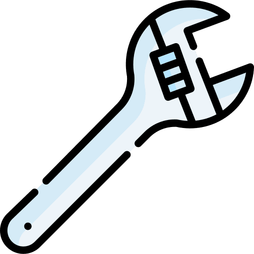 Wrench construction and tools improvement garage icon Wrench construction and tools improvement garage icon