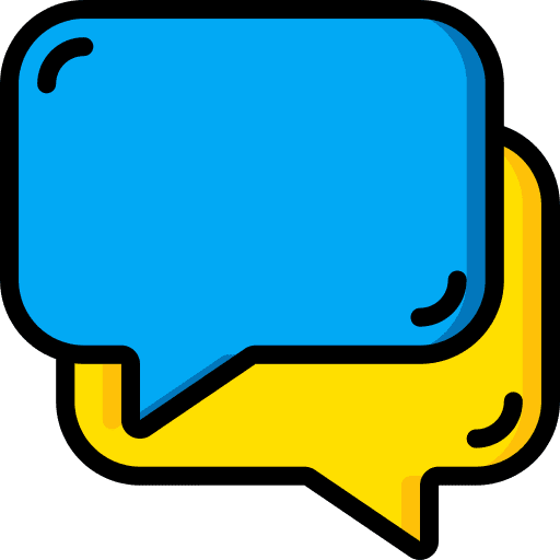 Speech bubbles chat box communication communications icon
